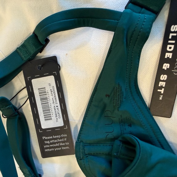 CUUP Blue and Green Bikini Tops - Picture 2 of 3